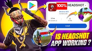 IS HEADSHOT APP WORKING IN FREE FIRE 😲  HEADSHOT APP WORK OR NOT  GRINGO XP  GARENA FREE FIRE [upl. by Fahy]