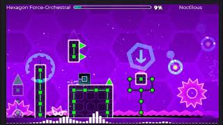 Geometry Dash  Level 16 Hexagon Force Closed Eyes [upl. by Radnaskela509]