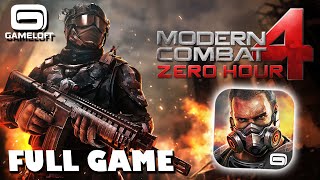 Modern Combat 4 Zero Hour AndroidiOS Longplay FULL GAME No Commentary [upl. by Demeyer]