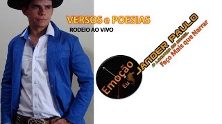 Versos e Poesias de Rodeios com Jander Paulo LdB Ao vivo [upl. by Kwan521]