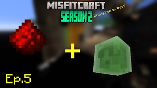 SLIME AND REDSTONE Misfitcraft S2 Ep 5 [upl. by Dnilazor820]