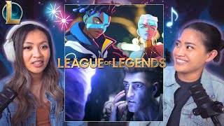 First Time Reaction League of Legends MUSIC VIDEOS Warriors True Damage Rumble Remix Paranoia [upl. by Gosnell]