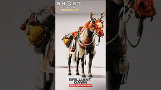 ALL BEST SAKAI HORSE ARMORS ghostoftsushima samurai horse armor [upl. by Kamilah]