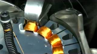 Ceiling fan stator winding machine 4 stations in the winding simultaneously [upl. by Ytnom]