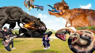 Best Action Movies Dinosaur 2023 Full  Trex Attack  Jurassic Park 9  Dinosaur  MsSandy [upl. by Retla]