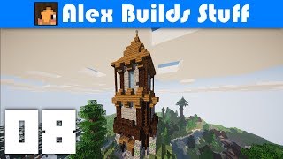 Alex Builds Stuff Ep 8 Wizard Tower Minecraft 112 Modded Lets Build [upl. by Mroz]