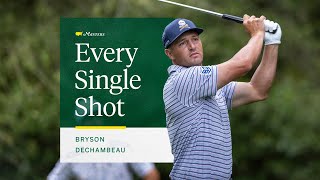 Bryson DeChambeaus First Round  Every Single Shot  The Masters [upl. by Lleraj]