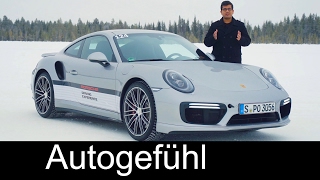 Porsche 911 Turbo vs GT3 RS vs Cayman ICE REVIEW feat Walter Röhrl  Autogefühl [upl. by Anilegnave181]