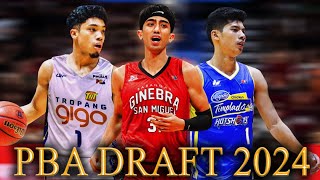 BIGATIN PBA Mock Draft 2024  Evan Nelle to Ginebra CJ Cansino to Magnolia amp More [upl. by Akelam]