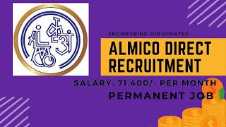 ALIMCO DIRECT RECRUITMENT 2024  Freshers  Experienced  CTC 71400month  Permanent Job [upl. by Essyla]