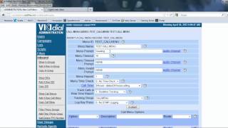 How to Create Vicidial Call Menues [upl. by Eladnar888]
