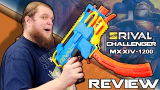 NERF Made a BOLTER NERF Rival Challenger MXXIV1200 Blaster Review [upl. by Decker]