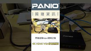 PANIOHDBaseT壁插，支援延伸 100米遠距離 單邊供電 EDID調整 [upl. by Ueihtam]