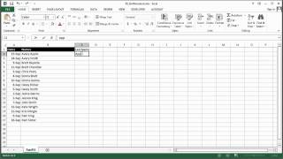 How to Sort a Name List by Same Names in MS Excel  Using Excel amp Spreadsheets [upl. by Hahsi]