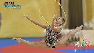 2018 Rhythmic Worlds Sofia BUL  HoopBall Finals Highlights  We Are Gymnastics [upl. by Akina]