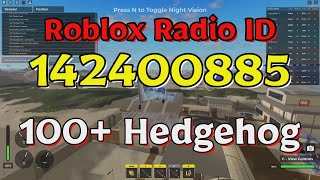 Hedgehog Roblox Radio CodesIDs [upl. by Philine554]