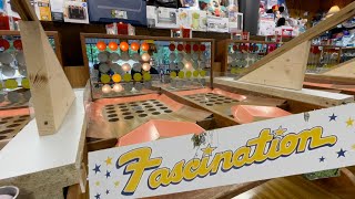 Fascination Parlor Game at Knoebels Amusement Resort  Antique Bingo [upl. by Pier]