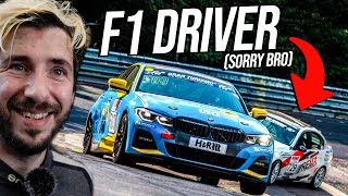 I OVERTOOK AN F1 DRIVER  My Best Nurburgring Race So Far [upl. by Kashden]