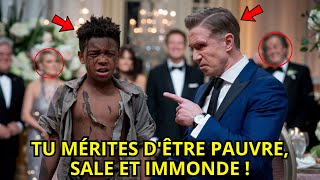 UN MILLIONNAIRE RACISTE INVITE UN ENFANT NOIR DES RUES À UNE FÊTE POUR LHUMILIERMAIS PLUS TARD [upl. by Dur581]