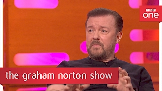 Ricky Gervais’ snakeskin story  The Graham Norton Show 2017 Preview  BBC One [upl. by Nylannej]