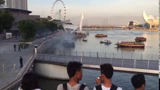 Bumboat fire being put out on July 12 2016 [upl. by Navert990]