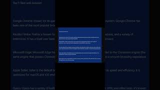 Top 5 Best web browser [upl. by Crompton]