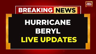 LIVE Hurricane Beryl Intensified Into Dangerous Storm Lifethreatening Winds Heavy Rain Predicted [upl. by Huesman907]