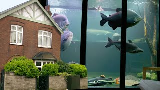 This Is Englands Largest Home Aquarium [upl. by Yelwar905]