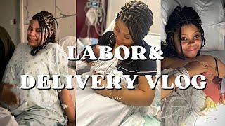 LABOR amp DELIVERY VLOG   REAL  RAW NO EPIDURAL INDUCED AT 37 WEEKS  First Time Teen Mom [upl. by Levin695]