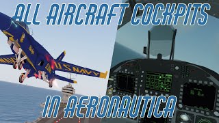 All Aircraft Cockpits in Aeronautica [upl. by Olney]