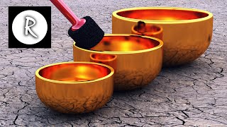 9 HOURS Tibetan Healing Sounds  Singing Bowls  Natural sounds Gold for Meditation amp Relaxation [upl. by Omle]