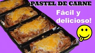 RECETA Pastel De Carne Molida  Preguntas amp Consejos [upl. by Imar982]