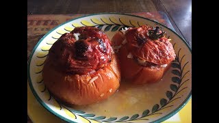 RECETTE DE MES TOMATES FARCIES  En direct du potager [upl. by Oner]