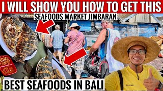 Kedonganan Seafoods market Jimbaran Bali Best way to do cheap seafoods BBQ in Bali [upl. by Rimas]