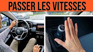 MONTER ET RÉTROGRADER LES VITESSES  Permis 2023 [upl. by Anigroeg553]