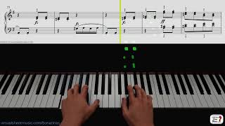 Sonatina No 5 third movement by Muzio Clementi  Keyboard amp Piano Practice Video [upl. by Nacul]