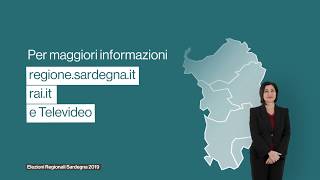 Elezioni Regionali Sardegna 2019  Come si vota [upl. by Lilias]