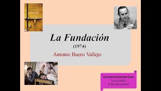 LA FUNDACIÓN ANTONIO BUERO VALLEJO TEMA EVAU lengua selectividad [upl. by Blanchette177]