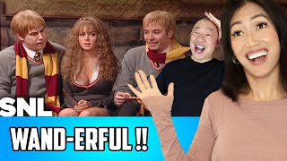 SNL  Harry Potter Hermione Growth Spurt Sketch Reaction  Saturday Night Live Gone Naughty [upl. by Rebane]