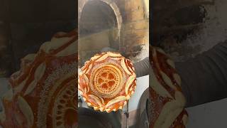 The process of giving a beautiful pattern to breadbreadmaking food baking cooking bread foodie [upl. by Katina]