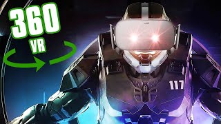 360° VR  HALO INFINITE  You are the MASTER CHIEF [upl. by Davilman]