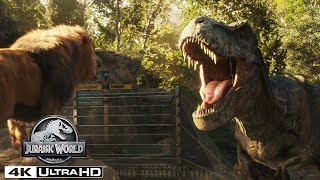 The Top T rex Moments in 4K HDR  Jurassic World [upl. by Paule245]