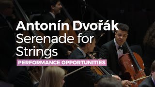 Antonín Dvořák Serenade For Strings in E major Op22 complete  RNCM String Ensemble [upl. by Agnesse]