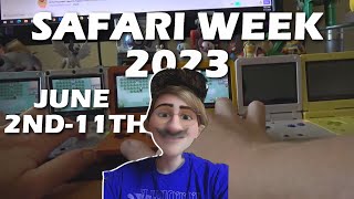 654  Safari Week 2023 is about to go nuts my yearly stupid Safari Week announcement skit [upl. by Aileno]