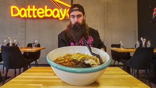 IN NORWAY ATTEMPTING A RAMEN CHALLENGE WHICH HAS ONLY BEEN BEATEN ONCE IN 5 YEARS  BeardMeatsFood [upl. by Arod]