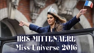 IRIS MITTENAERE Miss Universe 2016 HOMECOMING in FRANCE [upl. by Llecrep]