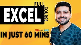 Excel Tutorial For Beginners in Hindi  Complete Microsoft Excel Tutorial Basic To Advance [upl. by Abernon994]