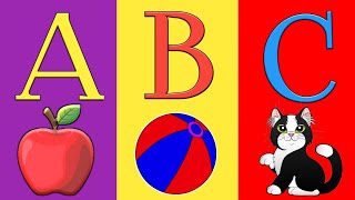 A For Apple B For Ball C For Cat D For Dog Nursery Rhyme by Shaan is a preschool [upl. by Aicilat64]