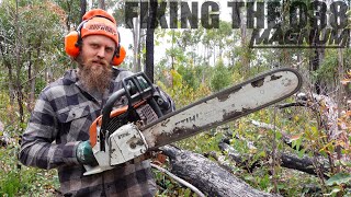 Fixing The STIHL 038 MAGNUM [upl. by Ardeahp801]