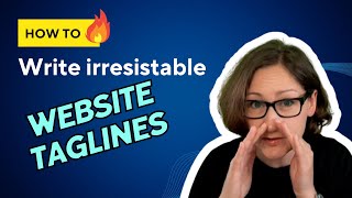 The Ultimate Guide to Writing an Irresistible Website Tagline [upl. by Halyahs]